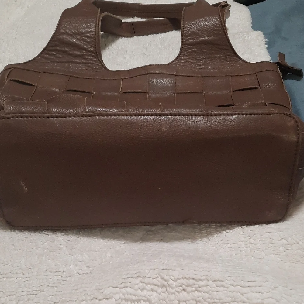 R.P.S. Rock Paper Scissors Leather Bag